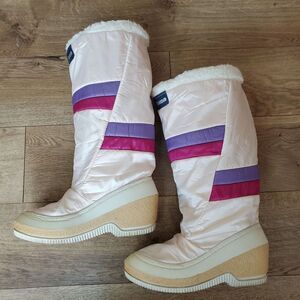 Skandia Ingrid Winter Fashion Boots Pink Purple Italy US 7 EU 37 / 38